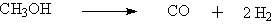 Decomposition of Methanhol